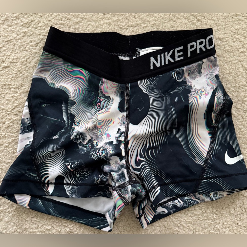 Nike Dri-FIT Black and White Shorts